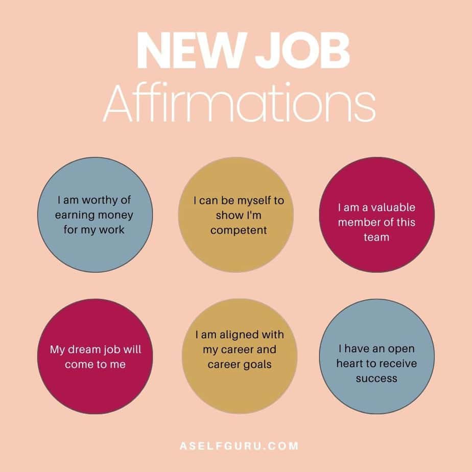 New job affirmations