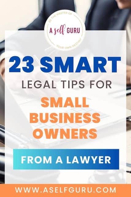 23 legal tips for small business owners (from a lawyer)