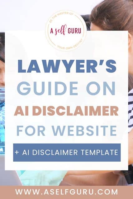 Lawyer's Guide on AI Disclaimer for Website