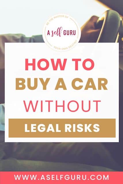 How to buy a car without legal risks