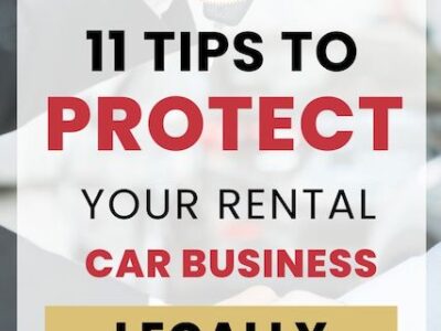 tips to protect rental car business legally