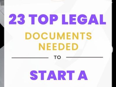 23 Top Legal Documents Needed to Start a Business