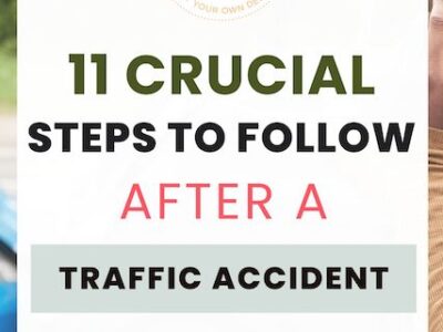 11 Crucial Steps to follow after a traffic accident