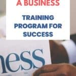 elements of a business training program