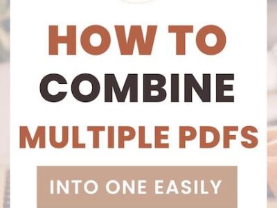 how to combine multiple pdfs into one