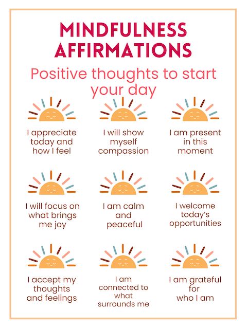 mindfulness affirmations 