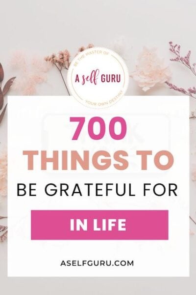 things to be grateful for every day in life