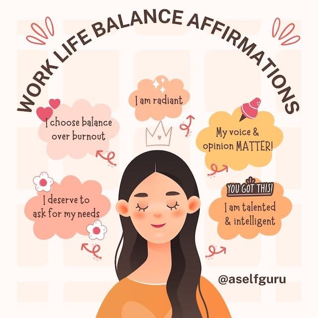 affirmations for work life balance 