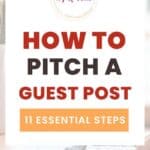 How to Pitch a Guest Post