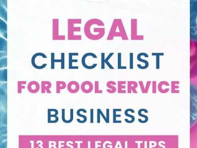 Legal Checklist for Pool Service Business