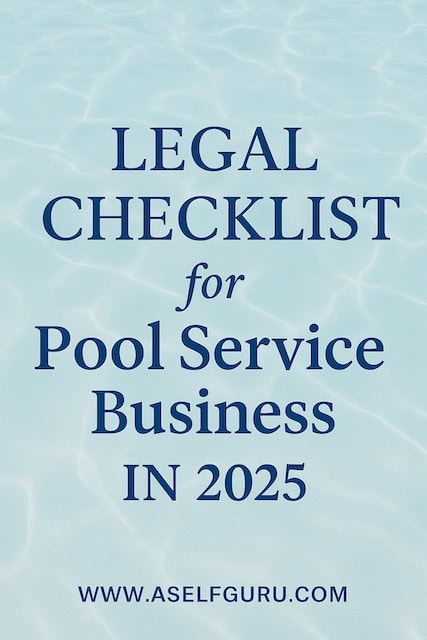 Legal Checklist for Pool Service businesses