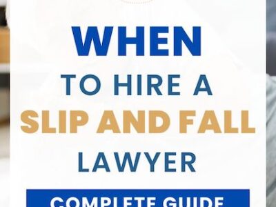 When to hire a slip and fall lawyer