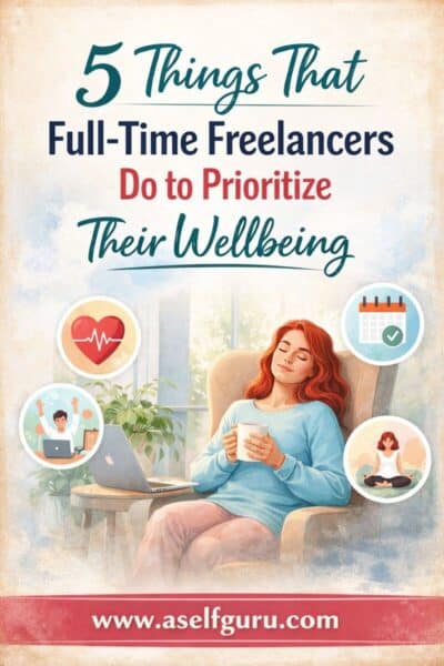 what do full time freelancers do to priortize their wellbeing