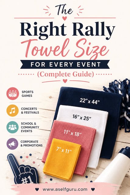 rally towel sizes