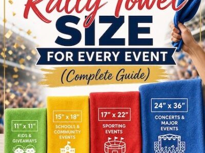 rally towel sizes