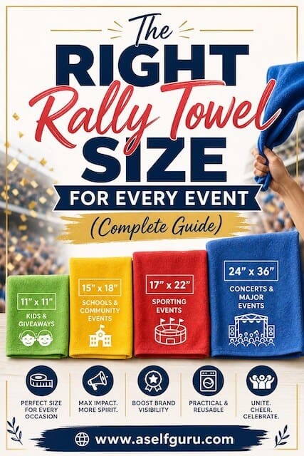rally towel sizes