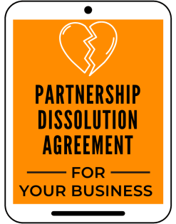 Partnership dissolution agreement template
