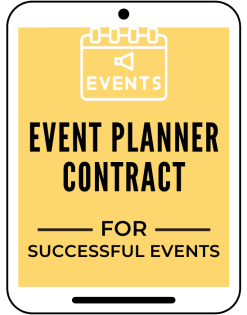 Event planner contract